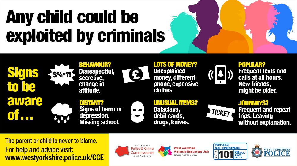 New Child Criminal Exploitation (CCE) Awareness Campaign Launches | WYPCC